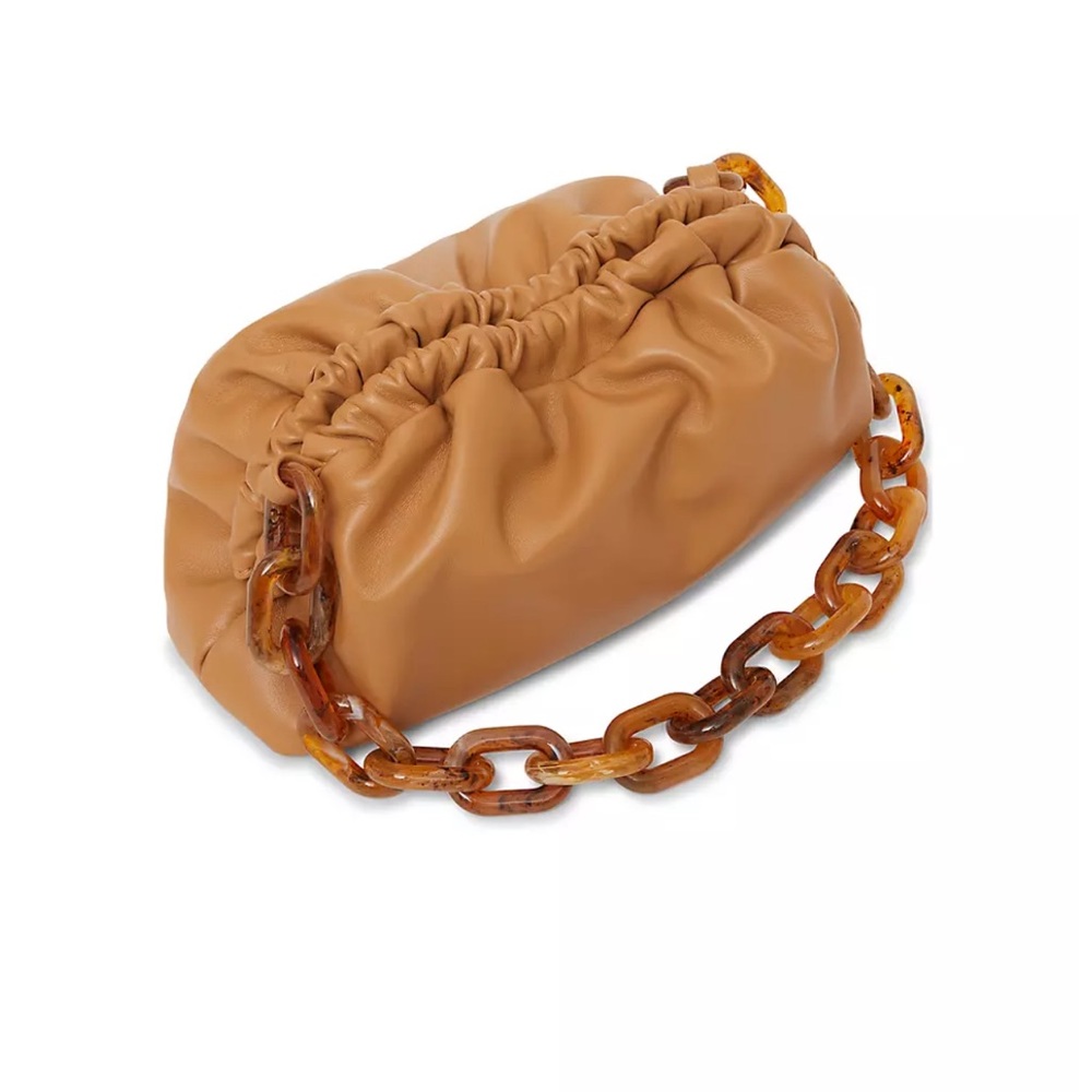 SOLD on Vestiaire Collective Mansur Gabriel Twist Mini Cloud Clutch With Chain